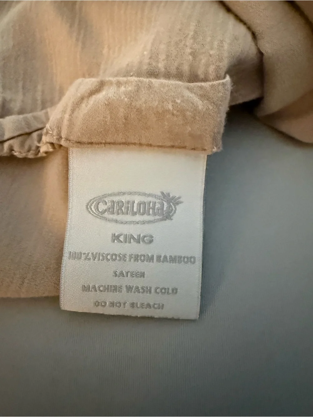 Premium Tan Sheet Set - Soft Everyday Bedding Cariloha brand